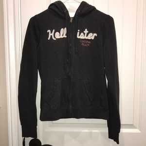 Charcoal gray Hollister Jacket